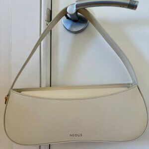 NEOUS Corvus Leather Shoulder Bag, Ecru